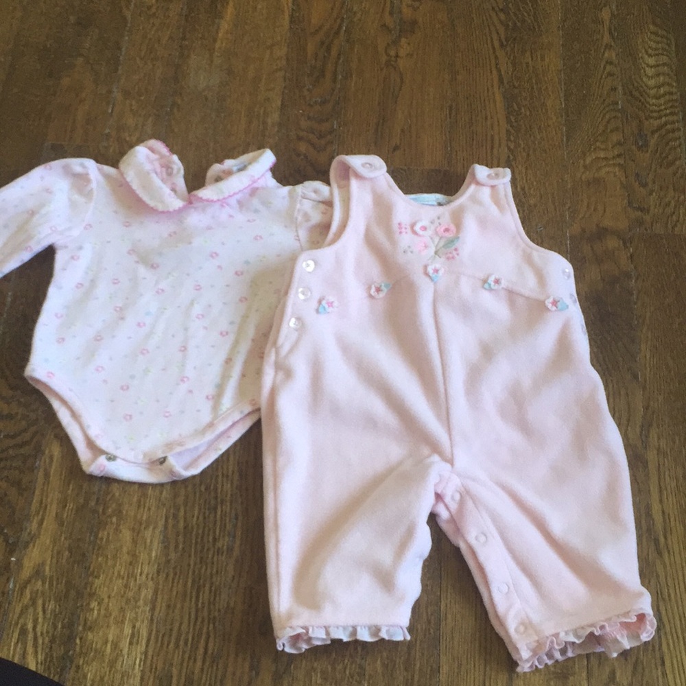 Pink fleece jumper